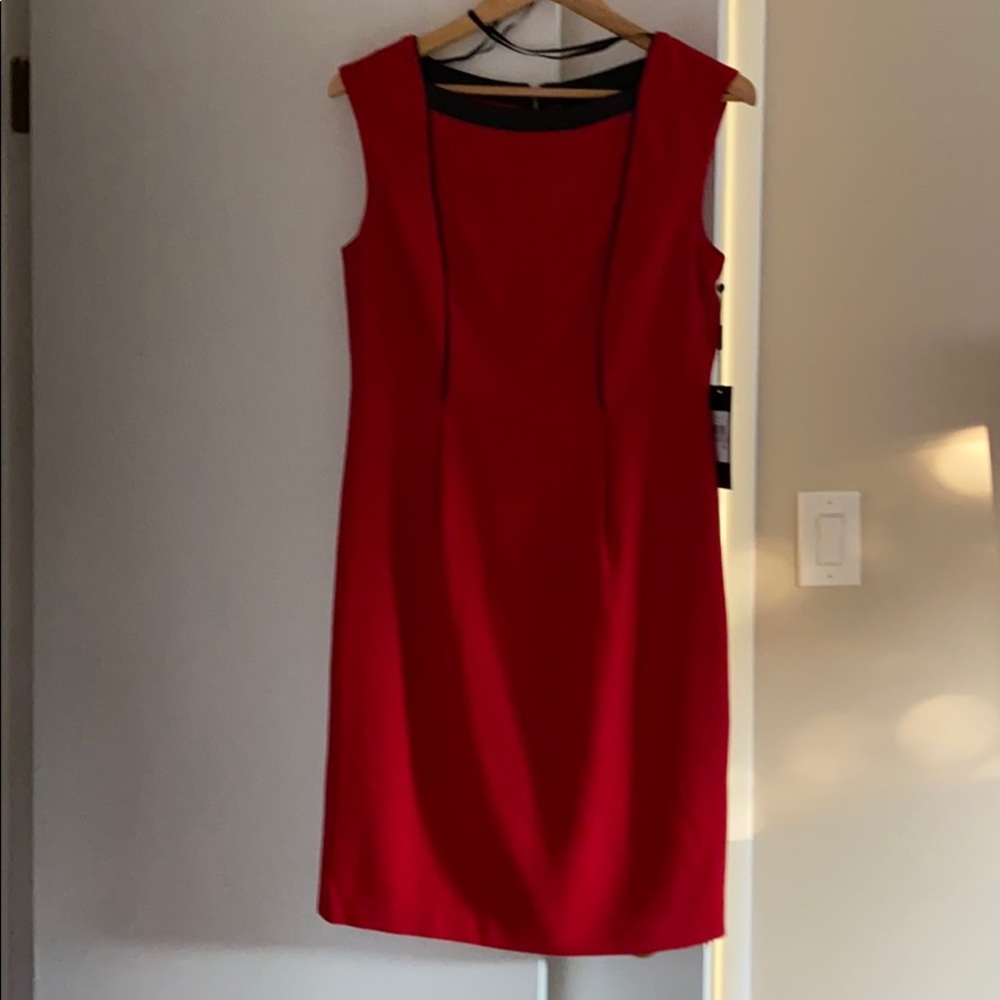Red Karl Lagerfeld dress